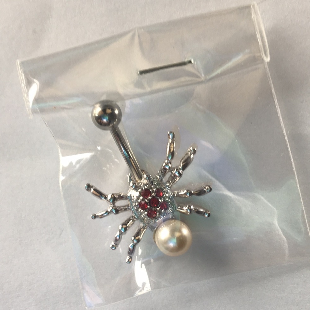 Spider naval ring with jewels. Brand new.